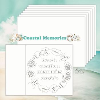 MT-COA-10 Mintay 6x8 Chipboard Album Coastal Memories