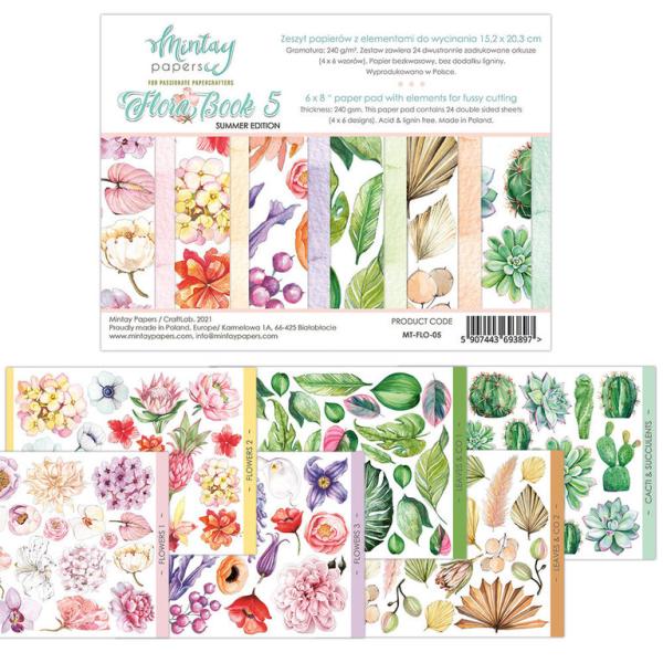 Mintay 6 x 8 Book Flora 5 Summer Edition