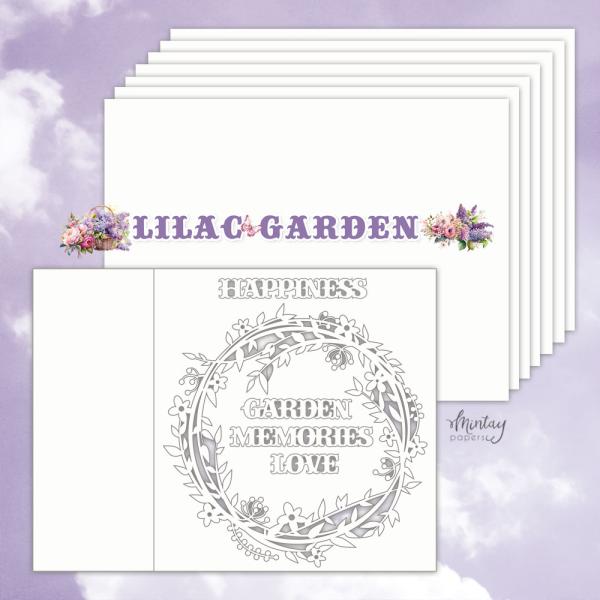 MT-LIL-10 Mintay 6x8 Chipboard Album Lilac Garden