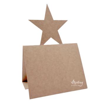 Mintay Papers Star Card Base Kraft #C16