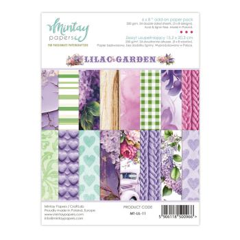 MT-LIL-11 Mintay Papers 6x8 Add-on Paper Pad Lilac Garden