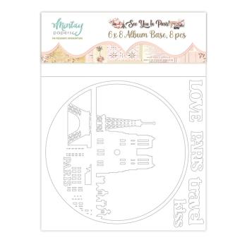 MT-SYP10 Mintay 6x8 Chipboard Album See You In Paris