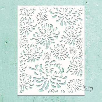 MTK-STEN-47 Mintay Kreativa 6x8 Stencil Chrysanthemum