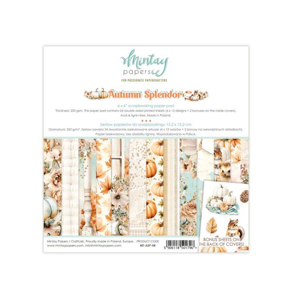 MT-ASP-08 Mintay Papers Autumn Splendor 6x6 Paper Pad