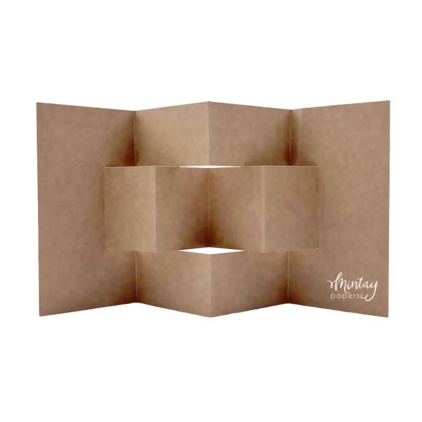 Mintay Papers Screen Card Base Kraft #C10