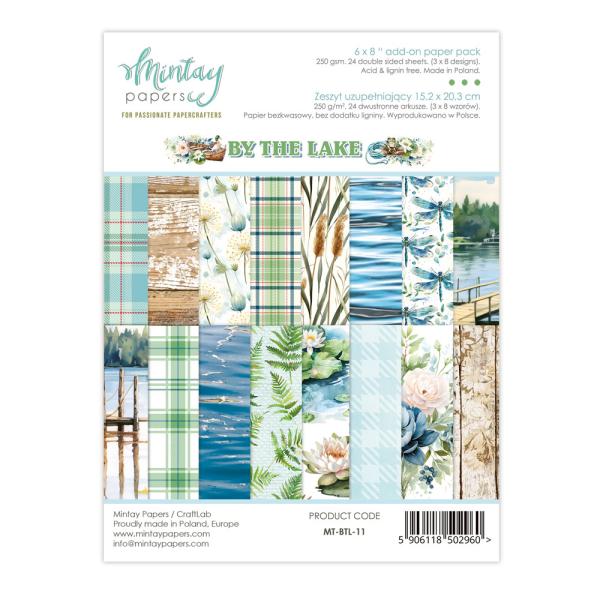 MT-BTL-11 Mintay Papers By The Lake 6x8 Add-on Paper Pad