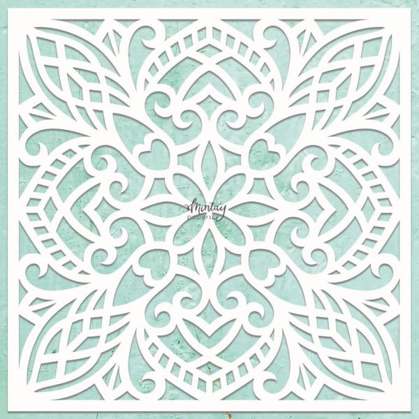 Mintay Chippies Decor Filigree Square #D17