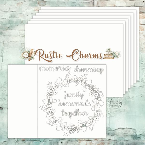 MT-RST-10 Mintay 6x8 Chipboard Album Rustic Charms