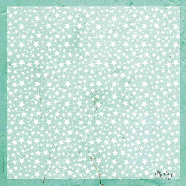 MT-VEL-12 Mintay Papers 12x12 Decorative Vellum Stars