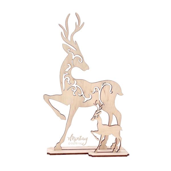 MT-WD1-01 Mintay Woodies Decor Reindeers