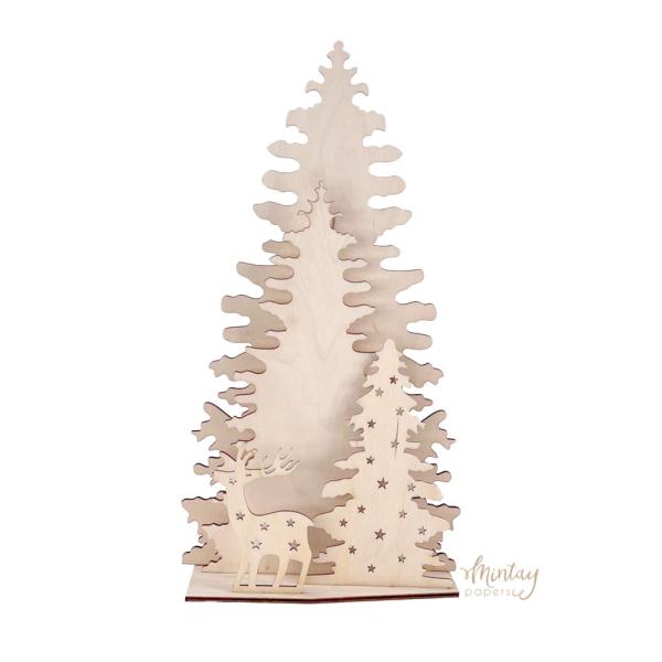 MT-WD2-01 Mintay Woodies Decor Christmas Trees