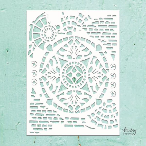 Mintay Kreativa 6x8 Stencil Ornaments