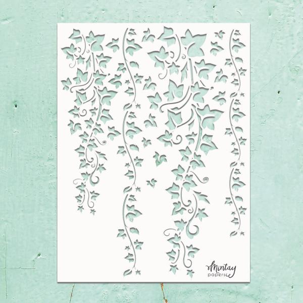 Mintay Kreativa 6x8 Stencil Ivy #28